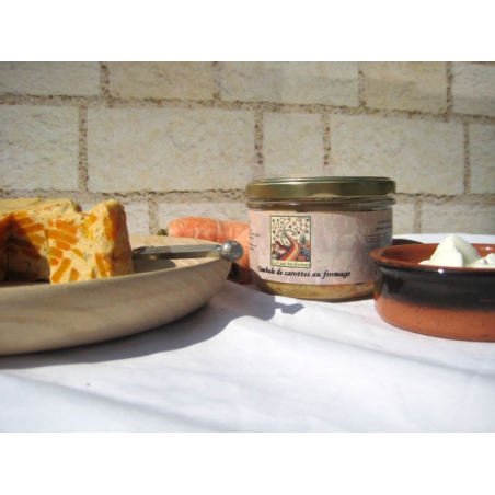 Pastez de carottes au fromage frais  de vache