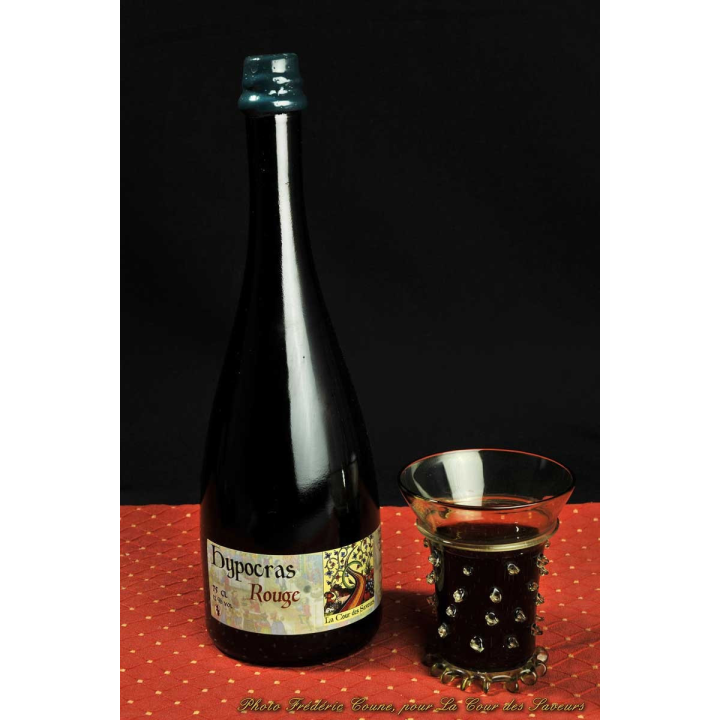 Hypocras Rouge Médiéval - Vin Artisanal aux Épices