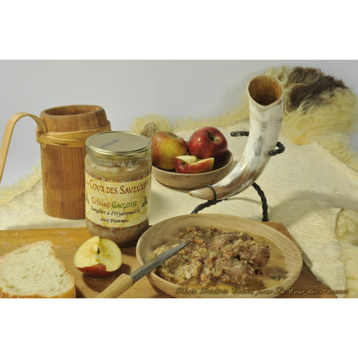Sanglier à l'hydromel et aux pommes en lot