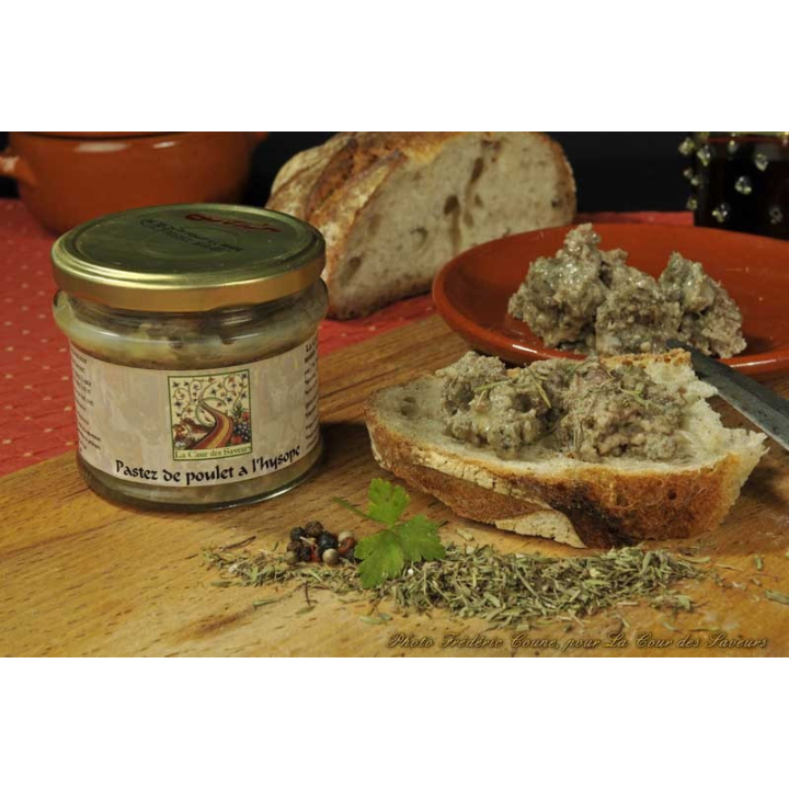 Terrine de poulet à l'hysope